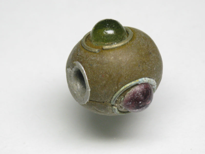 TOKO-BEADS CL306-10 Indian Ladakh bead 15mm CL306-10 ラダックビーズ 15mm Asian bead & African bead  Handmade,Lampeork,bead,asia,india,ethnic,parts,accessory,beads とんぼ玉,ビーズ,トンボ玉,アジア,インド,エスニック,手作り,パーツ,アクセサリー