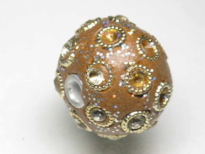 TOKO-BEADS CL306-23 Indian Ladakh bead 20mm CL306-23 ラダックビーズ 20mm Asian bead & African bead  Handmade,Lampeork,bead,asia,india,ethnic,parts,accessory,beads とんぼ玉,ビーズ,トンボ玉,アジア,インド,エスニック,手作り,パーツ,アクセサリー