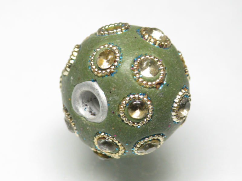 TOKO-BEADS CL306-26 Indian Ladakh bead 20mm CL306-26 ラダックビーズ 20mm Asian bead & African bead  Handmade,Lampeork,bead,asia,india,ethnic,parts,accessory,beads とんぼ玉,ビーズ,トンボ玉,アジア,インド,エスニック,手作り,パーツ,アクセサリー
