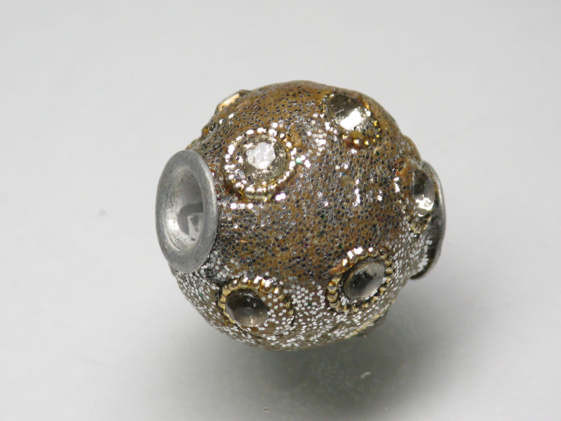 TOKO-BEADS CL306-34 Indian Ladakh bead 16mm CL306-34 ラダックビーズ 16mm Asian bead & African bead  Handmade,Lampeork,bead,asia,india,ethnic,parts,accessory,beads とんぼ玉,ビーズ,トンボ玉,アジア,インド,エスニック,手作り,パーツ,アクセサリー