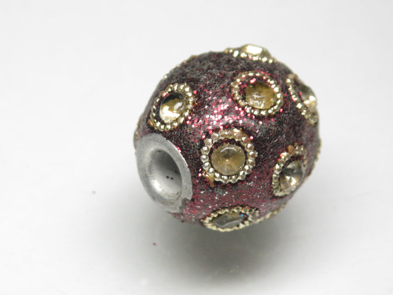 TOKO-BEADS CL306-37 Indian Ladakh bead 15mm CL306-37 ラダックビーズ 15mm Asian bead & African bead  Handmade,Lampeork,bead,asia,india,ethnic,parts,accessory,beads とんぼ玉,ビーズ,トンボ玉,アジア,インド,エスニック,手作り,パーツ,アクセサリー