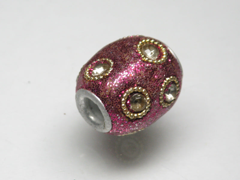 TOKO-BEADS CL306-38 Indian Ladakh bead 12.5mm CL306-38 ラダックビーズ 12.5mm Asian bead & African bead  Handmade,Lampeork,bead,asia,india,ethnic,parts,accessory,beads とんぼ玉,ビーズ,トンボ玉,アジア,インド,エスニック,手作り,パーツ,アクセサリー
