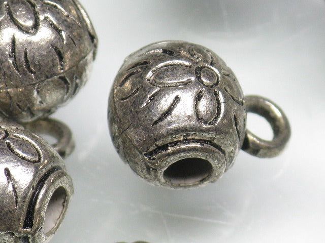 TOKO-BEADS CM036P Metal bead (50pcs) 8mm (cannot be restocked) CM036P メタルチャーム（50個パック） 8mm 在庫限り Asian bead & African bead  Handmade,Lampeork,bead,asia,india,ethnic,parts,accessory,beads とんぼ玉,ビーズ,トンボ玉,アジア,インド,エスニック,手作り,パーツ,アクセサリー