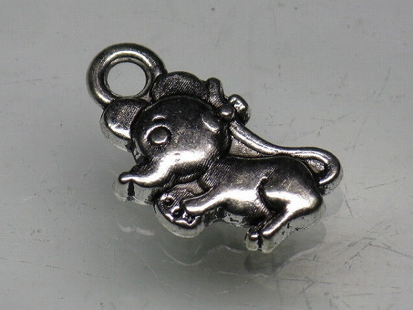 TOKO-BEADS CM188-05 Metal Charm 12mm CM188-05 メタルチャーム（マウス） 12mm Asian bead & African bead  Handmade,Lampeork,bead,asia,india,ethnic,parts,accessory,beads とんぼ玉,ビーズ,トンボ玉,アジア,インド,エスニック,手作り,パーツ,アクセサリー