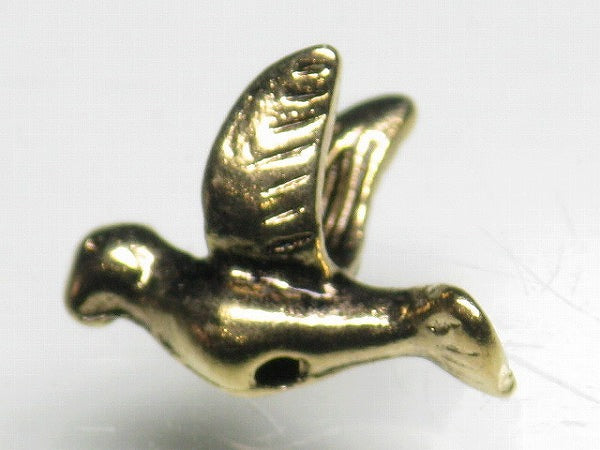 TOKO-BEADS CM188-08 Metal Charm 12.5mm CM188-08 メタルチャーム（はと） 12.5mm Asian bead & African bead  Handmade,Lampeork,bead,asia,india,ethnic,parts,accessory,beads とんぼ玉,ビーズ,トンボ玉,アジア,インド,エスニック,手作り,パーツ,アクセサリー