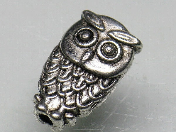 TOKO-BEADS CM188-12 Metal Charm 10mm CM188-12 メタルチャーム（ふくろう） 10mm Asian bead & African bead  Handmade,Lampeork,bead,asia,india,ethnic,parts,accessory,beads とんぼ玉,ビーズ,トンボ玉,アジア,インド,エスニック,手作り,パーツ,アクセサリー