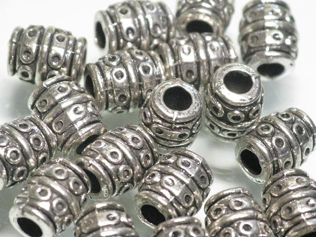 TOKO-BEADS CM223-54P Metal bead (50pcs) 7mm CM223-54P メタルビーズ（50個パック） 7mm Asian bead & African bead  Handmade,Lampeork,bead,asia,india,ethnic,parts,accessory,beads とんぼ玉,ビーズ,トンボ玉,アジア,インド,エスニック,手作り,パーツ,アクセサリー