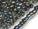 TOKO-BEADS CPL077 Glass Seed bead 10g (L) 3~4mm CPL077 丸型ガラスシードビーズ 10g（L） 3~4mm Asian bead & African bead  Handmade,Lampeork,bead,asia,india,ethnic,parts,accessory,beads とんぼ玉,ビーズ,トンボ玉,アジア,インド,エスニック,手作り,パーツ,アクセサリー