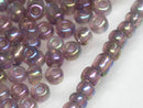 TOKO-BEADS CPL128 Glass Seed bead 10g (L) 3~4mm CPL128 丸型ガラスシードビーズ 10g（L） 3~4mm Asian bead & African bead  Handmade,Lampeork,bead,asia,india,ethnic,parts,accessory,beads とんぼ玉,ビーズ,トンボ玉,アジア,インド,エスニック,手作り,パーツ,アクセサリー