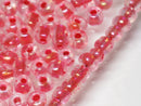 TOKO-BEADS CPL159 Glass Seed bead 10g (L) 3~4mm CPL159 丸型ガラスシードビーズ 10g（L） 3~4mm Asian bead & African bead  Handmade,Lampeork,bead,asia,india,ethnic,parts,accessory,beads とんぼ玉,ビーズ,トンボ玉,アジア,インド,エスニック,手作り,パーツ,アクセサリー