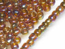 TOKO-BEADS CPL205 Glass Seed bead 10g (L) 3~4mm CPL205 丸型ガラスシードビーズ 10g（L） 3~4mm Asian bead & African bead  Handmade,Lampeork,bead,asia,india,ethnic,parts,accessory,beads とんぼ玉,ビーズ,トンボ玉,アジア,インド,エスニック,手作り,パーツ,アクセサリー