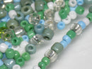 TOKO-BEADS CPL999 Glass Seed bead 10g(LMSmix) 2~4mm CPL999 丸型ガラスシードビーズ 10g（LMSmix） 2~4mm Asian bead & African bead  Handmade,Lampeork,bead,asia,india,ethnic,parts,accessory,beads とんぼ玉,ビーズ,トンボ玉,アジア,インド,エスニック,手作り,パーツ,アクセサリー