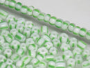 TOKO-BEADS CPM996 Striped Glass Seed bead 10g (M) 2~3mm CPM996 ストライプガラスシードビーズ 10g (M)  2~3mm Asian bead & African bead  Handmade,Lampeork,bead,asia,india,ethnic,parts,accessory,beads とんぼ玉,ビーズ,トンボ玉,アジア,インド,エスニック,手作り,パーツ,アクセサリー