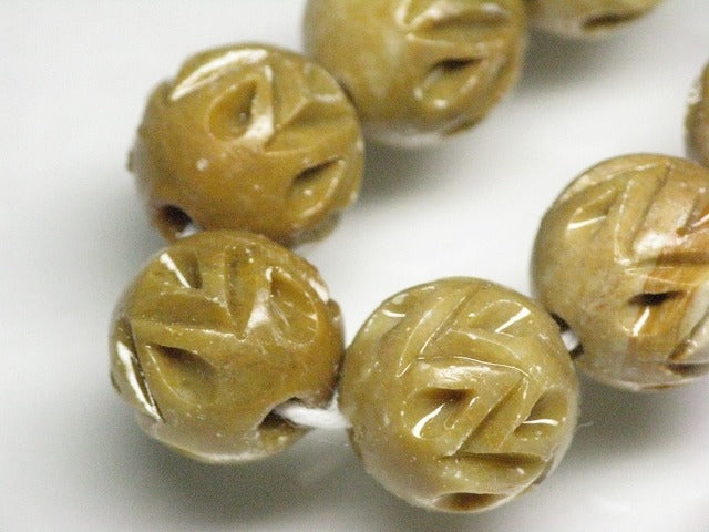 TOKO-BEADS CZ001-03N Soap stone bead (strand) 14mm CZ001-03N ソープストーンビーズ（連） 14mm Asian bead & African bead  Handmade,Lampeork,bead,asia,india,ethnic,parts,accessory,beads とんぼ玉,ビーズ,トンボ玉,アジア,インド,エスニック,手作り,パーツ,アクセサリー