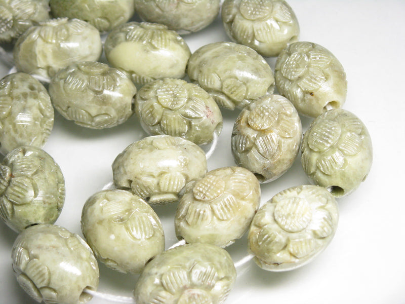 TOKO-BEADS CZ008-53N Soap stone bead (strand) 17~17.5mm CZ008-53N ソープストーンビーズ（連） 17~17.5mm Asian bead & African bead  Handmade,Lampeork,bead,asia,india,ethnic,parts,accessory,beads とんぼ玉,ビーズ,トンボ玉,アジア,インド,エスニック,手作り,パーツ,アクセサリー