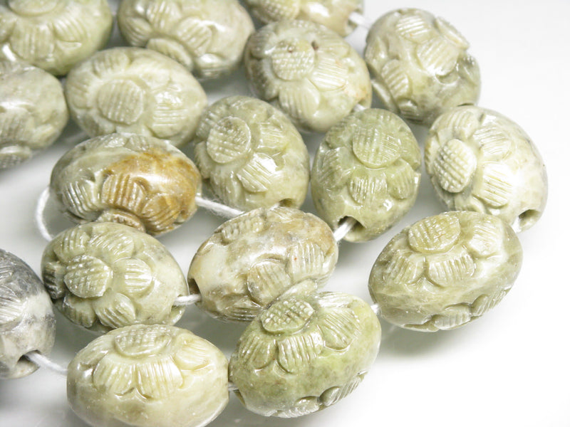 TOKO-BEADS CZ008-54N Soap stone bead (strand) 17~17.5mm CZ008-54N ソープストーンビーズ（連） 17~17.5mm Asian bead & African bead  Handmade,Lampeork,bead,asia,india,ethnic,parts,accessory,beads とんぼ玉,ビーズ,トンボ玉,アジア,インド,エスニック,手作り,パーツ,アクセサリー