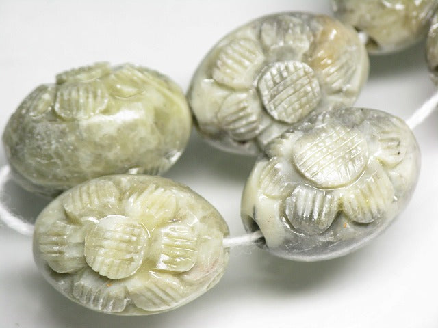 TOKO-BEADS CZ008-56N Soap stone bead (strand) 17~17.5mm CZ008-56N ソープストーンビーズ（連） 17~17.5mm Asian bead & African bead  Handmade,Lampeork,bead,asia,india,ethnic,parts,accessory,beads とんぼ玉,ビーズ,トンボ玉,アジア,インド,エスニック,手作り,パーツ,アクセサリー