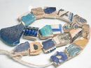 TOKO-BEADS | TOKO-BEADS |DZ019-05N 古陶片ビーズ（連） 15~30mm | TOKO-BEADS |DZ019-05N Old Pottery bead (strand) 15~30mm Asian bead & African bead  Handmade,Lampeork,bead,asia,india,ethnic,parts,accessory,beads とんぼ玉,ビーズ,トンボ玉,アジア,インド,エスニック,手作り,パーツ,アクセサリー