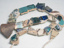 TOKO-BEADS | TOKO-BEADS |DZ019-07N 古陶片ビーズ（連） 13~24mm | TOKO-BEADS |DZ019-07N Old Pottery bead (strand) 13~24mm Asian bead & African bead  Handmade,Lampeork,bead,asia,india,ethnic,parts,accessory,beads とんぼ玉,ビーズ,トンボ玉,アジア,インド,エスニック,手作り,パーツ,アクセサリー