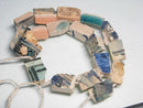 TOKO-BEADS | TOKO-BEADS |DZ019-09N 古陶片ビーズ（連） 13~22mm | TOKO-BEADS |DZ019-09N Old Pottery bead (strand) 13~22mm Asian bead & African bead  Handmade,Lampeork,bead,asia,india,ethnic,parts,accessory,beads とんぼ玉,ビーズ,トンボ玉,アジア,インド,エスニック,手作り,パーツ,アクセサリー