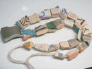 TOKO-BEADS | TOKO-BEADS |DZ019-10N 古陶片ビーズ（連） 15~30mm | TOKO-BEADS |DZ019-10N Old Pottery bead (strand) 15~30mm Asian bead & African bead  Handmade,Lampeork,bead,asia,india,ethnic,parts,accessory,beads とんぼ玉,ビーズ,トンボ玉,アジア,インド,エスニック,手作り,パーツ,アクセサリー