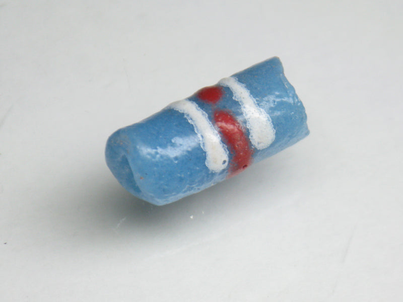 TOKO-BEADS EG101-16 Small Tube Glass bead 7mm EG101-16 小型チューブ型ガラスビーズ 7mm Asian bead & African bead  Handmade,Lampeork,bead,asia,india,ethnic,parts,accessory,beads とんぼ玉,ビーズ,トンボ玉,アジア,インド,エスニック,手作り,パーツ,アクセサリー