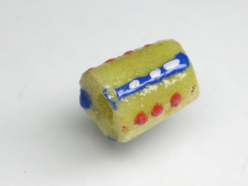 TOKO-BEADS EG101-23 Small Tube Glass bead 9mm EG101-23 小型チューブ型ガラスビーズ 9mm Asian bead & African bead  Handmade,Lampeork,bead,asia,india,ethnic,parts,accessory,beads とんぼ玉,ビーズ,トンボ玉,アジア,インド,エスニック,手作り,パーツ,アクセサリー