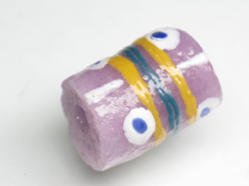 TOKO-BEADS EG101-25 Small Tube Glass bead 12mm EG101-25 小型チューブ型ガラスビーズ 12mm Asian bead & African bead  Handmade,Lampeork,bead,asia,india,ethnic,parts,accessory,beads とんぼ玉,ビーズ,トンボ玉,アジア,インド,エスニック,手作り,パーツ,アクセサリー