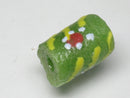 TOKO-BEADS EG103-02 African floral glass bead 11~12mm EG103-02 アフリカの花柄とんぼ玉 11~12mm Asian bead & African bead  Handmade,Lampeork,bead,asia,india,ethnic,parts,accessory,beads とんぼ玉,ビーズ,トンボ玉,アジア,インド,エスニック,手作り,パーツ,アクセサリー