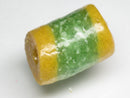 TOKO-BEADS EG104-01 African tube glass bead  14mm EG104-01 チューブ型ガラスビーズ 14mm Asian bead & African bead  Handmade,Lampeork,bead,asia,india,ethnic,parts,accessory,beads とんぼ玉,ビーズ,トンボ玉,アジア,インド,エスニック,手作り,パーツ,アクセサリー