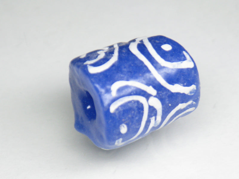 TOKO-BEADS EG104-19 African tube glass bead  12~13mm EG104-19 チューブ型ガラスビーズ 12~13mm Asian bead & African bead  Handmade,Lampeork,bead,asia,india,ethnic,parts,accessory,beads とんぼ玉,ビーズ,トンボ玉,アジア,インド,エスニック,手作り,パーツ,アクセサリー