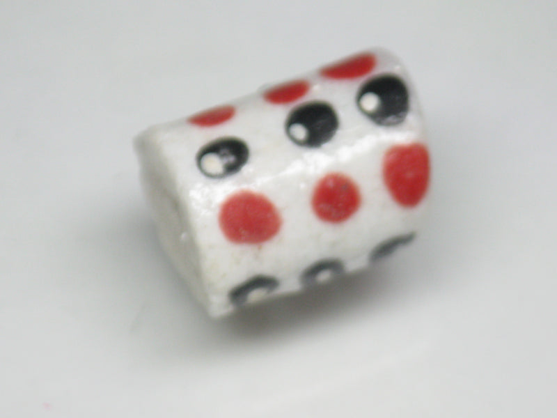 TOKO-BEADS EG104-34 African tube glass bead  12~13mm EG104-34 チューブ型ガラスビーズ 12~13mm Asian bead & African bead  Handmade,Lampeork,bead,asia,india,ethnic,parts,accessory,beads とんぼ玉,ビーズ,トンボ玉,アジア,インド,エスニック,手作り,パーツ,アクセサリー