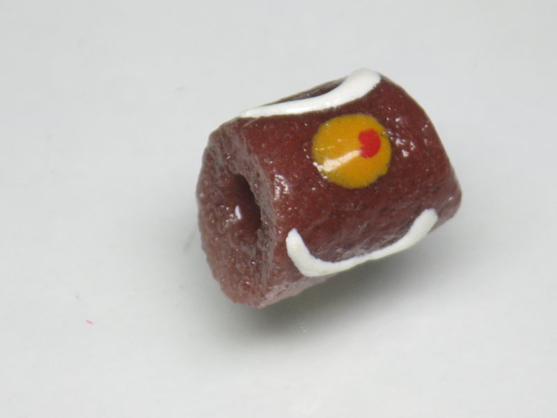 TOKO-BEADS EG104-37 African tube glass bead  11mm EG104-37 チューブ型ガラスビーズ 11mm Asian bead & African bead  Handmade,Lampeork,bead,asia,india,ethnic,parts,accessory,beads とんぼ玉,ビーズ,トンボ玉,アジア,インド,エスニック,手作り,パーツ,アクセサリー