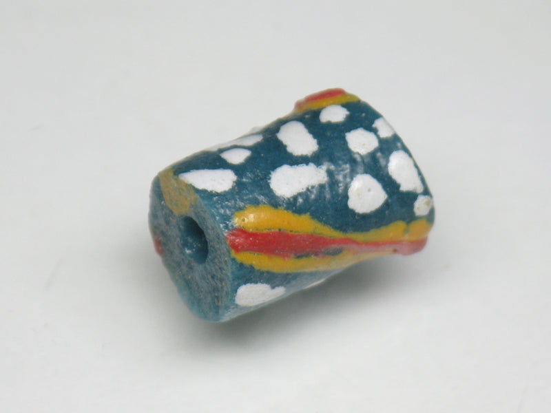 TOKO-BEADS EG104-42 African tube glass bead  10mm EG104-42 チューブ型ガラスビーズ 10mm Asian bead & African bead  Handmade,Lampeork,bead,asia,india,ethnic,parts,accessory,beads とんぼ玉,ビーズ,トンボ玉,アジア,インド,エスニック,手作り,パーツ,アクセサリー