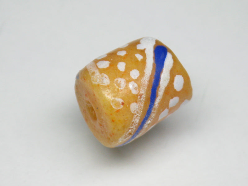 TOKO-BEADS EG104-43 African tube glass bead  10mm EG104-43 チューブ型ガラスビーズ 10mm Asian bead & African bead  Handmade,Lampeork,bead,asia,india,ethnic,parts,accessory,beads とんぼ玉,ビーズ,トンボ玉,アジア,インド,エスニック,手作り,パーツ,アクセサリー