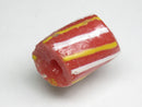 TOKO-BEADS EG104-52 African tube glass bead  12mm EG104-52 チューブ型ガラスビーズ 12mm Asian bead & African bead  Handmade,Lampeork,bead,asia,india,ethnic,parts,accessory,beads とんぼ玉,ビーズ,トンボ玉,アジア,インド,エスニック,手作り,パーツ,アクセサリー