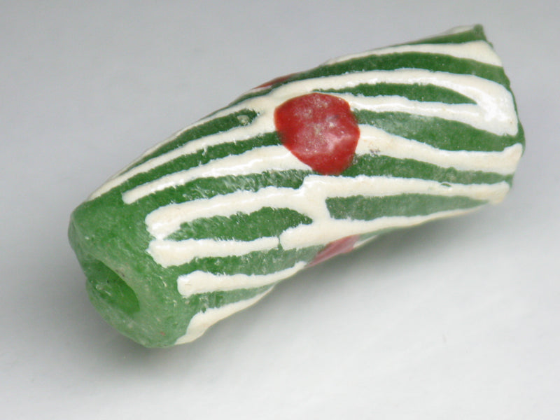 TOKO-BEADS EG105-11 African tube glass bead  11mm EG105-11 エルボー型とんぼ玉 11mm Asian bead & African bead  Handmade,Lampeork,bead,asia,india,ethnic,parts,accessory,beads とんぼ玉,ビーズ,トンボ玉,アジア,インド,エスニック,手作り,パーツ,アクセサリー
