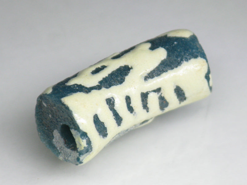 TOKO-BEADS EG105-19 African tube glass bead  10mm EG105-19 エルボー型とんぼ玉 10mm Asian bead & African bead  Handmade,Lampeork,bead,asia,india,ethnic,parts,accessory,beads とんぼ玉,ビーズ,トンボ玉,アジア,インド,エスニック,手作り,パーツ,アクセサリー