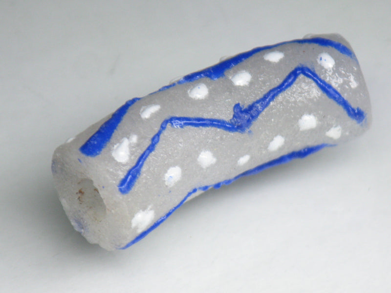 TOKO-BEADS EG105-20 African tube glass bead  10mm EG105-20 エルボー型とんぼ玉 10mm Asian bead & African bead  Handmade,Lampeork,bead,asia,india,ethnic,parts,accessory,beads とんぼ玉,ビーズ,トンボ玉,アジア,インド,エスニック,手作り,パーツ,アクセサリー