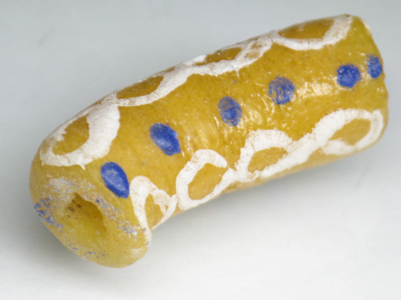 TOKO-BEADS EG105-22 African tube glass bead  11~13mm EG105-22 エルボー型とんぼ玉 11~13mm Asian bead & African bead  Handmade,Lampeork,bead,asia,india,ethnic,parts,accessory,beads とんぼ玉,ビーズ,トンボ玉,アジア,インド,エスニック,手作り,パーツ,アクセサリー