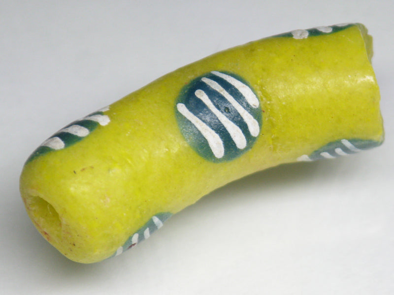 TOKO-BEADS EG105-41 African tube glass bead  11mm EG105-41 エルボー型とんぼ玉 11mm Asian bead & African bead  Handmade,Lampeork,bead,asia,india,ethnic,parts,accessory,beads とんぼ玉,ビーズ,トンボ玉,アジア,インド,エスニック,手作り,パーツ,アクセサリー