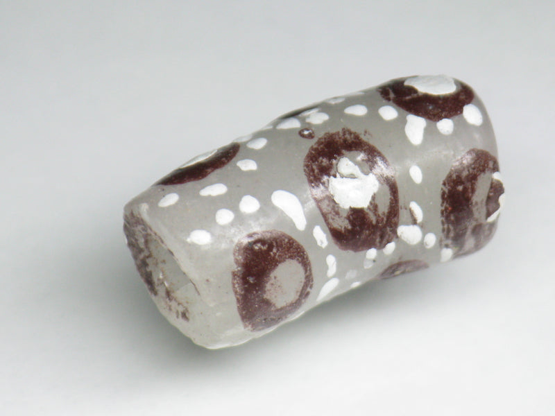 TOKO-BEADS EG105-42 African tube glass bead  10mm EG105-42 エルボー型とんぼ玉 10mm Asian bead & African bead  Handmade,Lampeork,bead,asia,india,ethnic,parts,accessory,beads とんぼ玉,ビーズ,トンボ玉,アジア,インド,エスニック,手作り,パーツ,アクセサリー