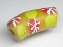 TOKO-BEADS EG105-46 African tube glass bead  11mm EG105-46 エルボー型とんぼ玉 11mm Asian bead & African bead  Handmade,Lampeork,bead,asia,india,ethnic,parts,accessory,beads とんぼ玉,ビーズ,トンボ玉,アジア,インド,エスニック,手作り,パーツ,アクセサリー