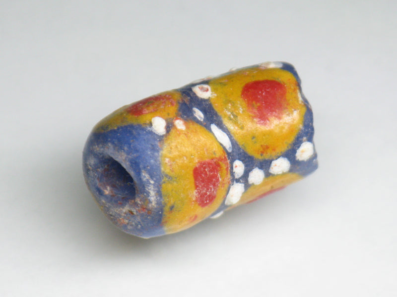 TOKO-BEADS EG105-49 African tube glass bead  11mm EG105-49 エルボー型とんぼ玉 11mm Asian bead & African bead  Handmade,Lampeork,bead,asia,india,ethnic,parts,accessory,beads とんぼ玉,ビーズ,トンボ玉,アジア,インド,エスニック,手作り,パーツ,アクセサリー