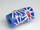 TOKO-BEADS EG105-55 African tube glass bead  11~12mm EG105-55 エルボー型とんぼ玉 11~12mm Asian bead & African bead  Handmade,Lampeork,bead,asia,india,ethnic,parts,accessory,beads とんぼ玉,ビーズ,トンボ玉,アジア,インド,エスニック,手作り,パーツ,アクセサリー