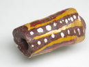 TOKO-BEADS EG105-71 African tube glass bead  11~12mm EG105-71 エルボー型とんぼ玉 11~12mm Asian bead & African bead  Handmade,Lampeork,bead,asia,india,ethnic,parts,accessory,beads とんぼ玉,ビーズ,トンボ玉,アジア,インド,エスニック,手作り,パーツ,アクセサリー