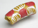 TOKO-BEADS EG105-78 African tube glass bead  11mm EG105-78 エルボー型とんぼ玉 11mm Asian bead & African bead  Handmade,Lampeork,bead,asia,india,ethnic,parts,accessory,beads とんぼ玉,ビーズ,トンボ玉,アジア,インド,エスニック,手作り,パーツ,アクセサリー