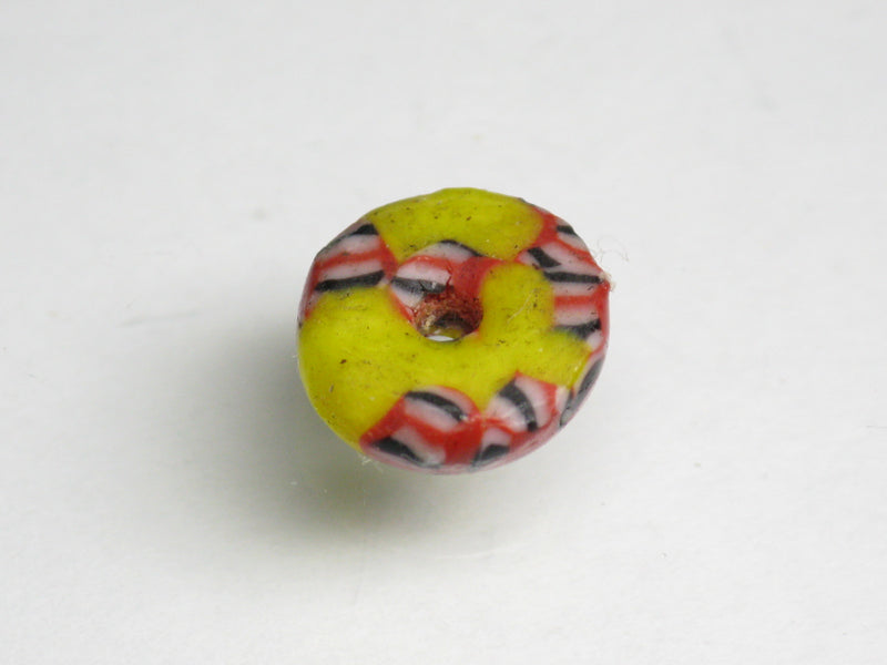 TOKO-BEADS EG201-06 African disk glass bead  11mm EG201-06 ディスク型ガラスビーズ 11mm Asian bead & African bead  Handmade,Lampeork,bead,asia,india,ethnic,parts,accessory,beads とんぼ玉,ビーズ,トンボ玉,アジア,インド,エスニック,手作り,パーツ,アクセサリー
