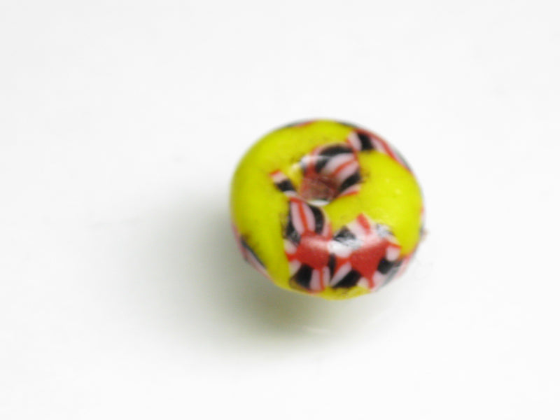 TOKO-BEADS EG201-06 African disk glass bead  11mm EG201-06 ディスク型ガラスビーズ 11mm Asian bead & African bead  Handmade,Lampeork,bead,asia,india,ethnic,parts,accessory,beads とんぼ玉,ビーズ,トンボ玉,アジア,インド,エスニック,手作り,パーツ,アクセサリー