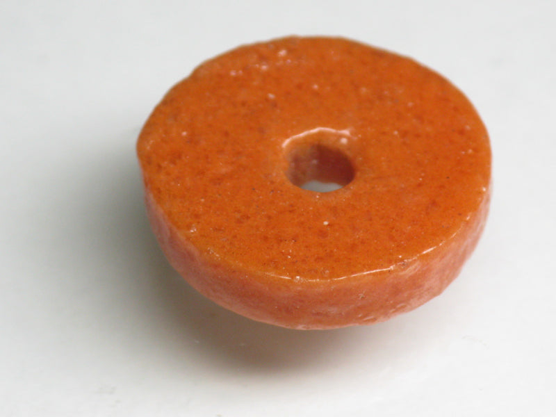 TOKO-BEADS EG201-13 African disk glass bead  19mm EG201-13 ディスク型ガラスビーズ 19mm Asian bead & African bead  Handmade,Lampeork,bead,asia,india,ethnic,parts,accessory,beads とんぼ玉,ビーズ,トンボ玉,アジア,インド,エスニック,手作り,パーツ,アクセサリー